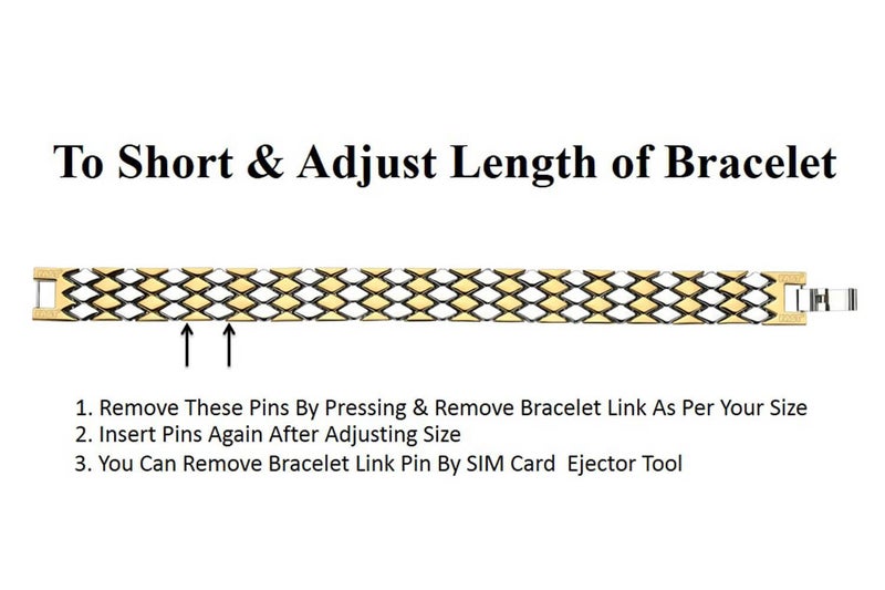 FAST سوار وكادا متعدد الأنواع بتصميم فاخر مضمون التحمل العالي بتشطيب فضي وذهبي للرجال والأولاد - Image 2