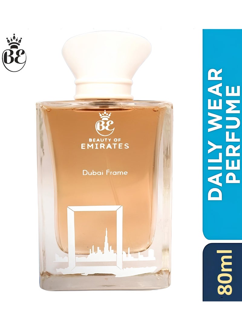 جمال الإمارات – عطر فريم دبي | جمال البيت العتيق | عطر فاخر طويل الأمد للرجال والنساء | زجاجة ميستير عطر ماء 80 مل.  - Image 5