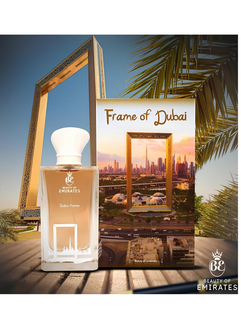 جمال الإمارات – عطر فريم دبي | جمال البيت العتيق | عطر فاخر طويل الأمد للرجال والنساء | زجاجة ميستير عطر ماء 80 مل.  - Image 4