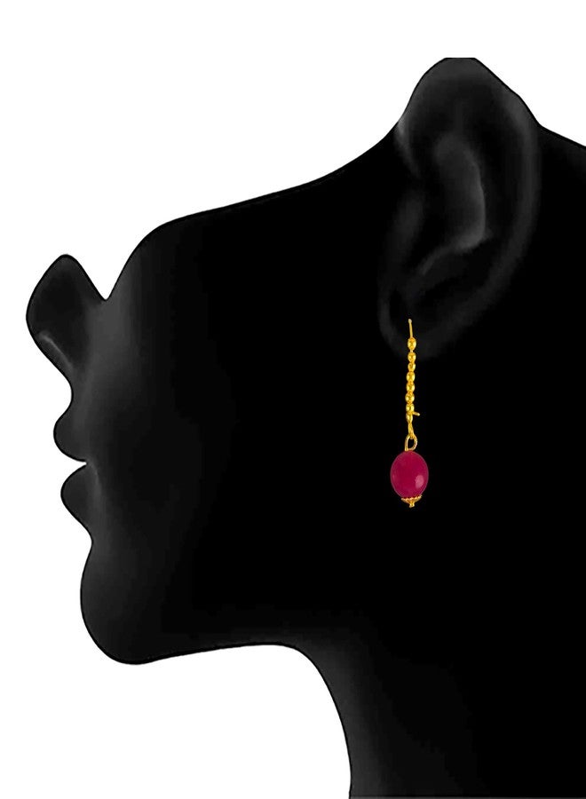 JFL - Jewellery for Less Multicolor Gold Plated Copper and Pearl Earring for Women and Girls (Pair of 9),Valentine - Image 4