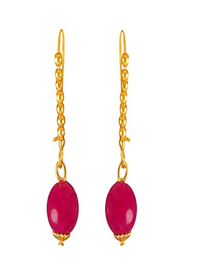 JFL - Jewellery for Less Multicolor Gold Plated Copper and Pearl Earring for Women and Girls (Pair of 9),Valentine - Image 3