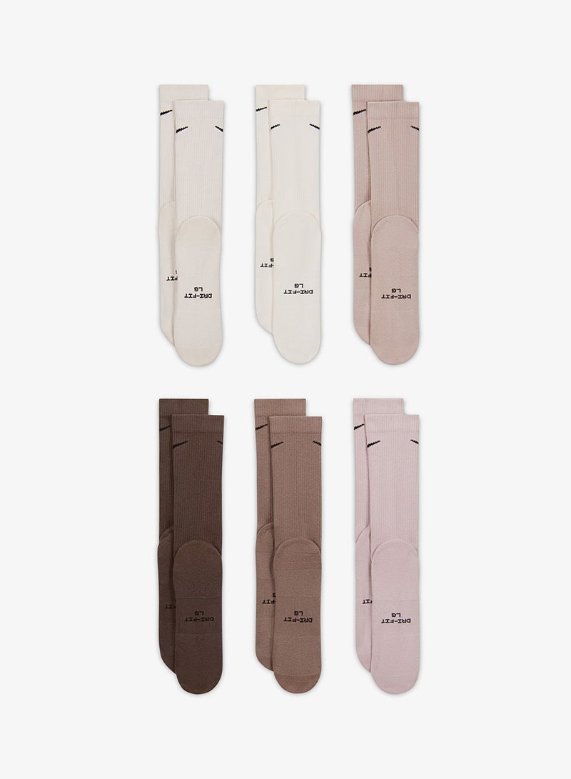 Nike 6-Pack Everyday Elevated Crew Socks - Image 2