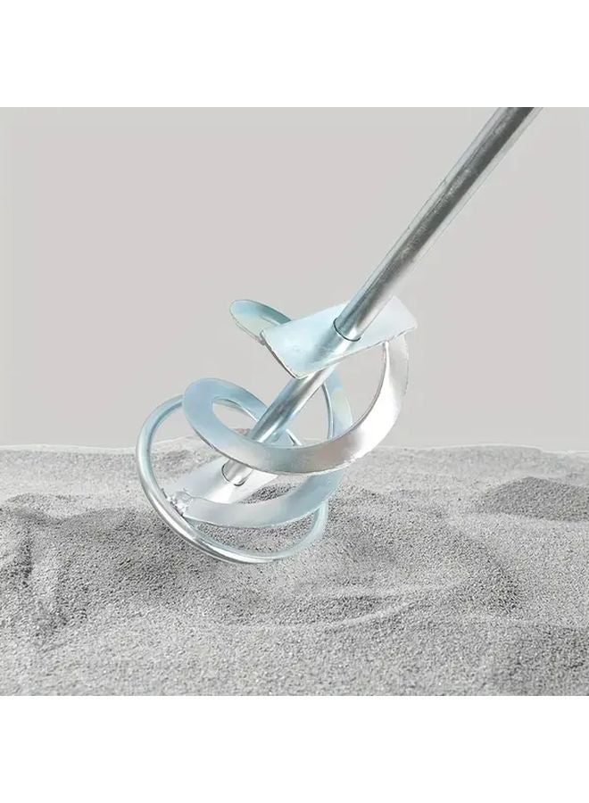 80X400mm Heavy Duty Metal Mixing Paddle Rod for Paint Cement Mud Electric Concrete - Image 2