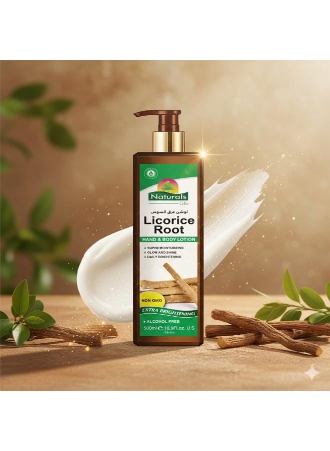 Naturals Licorice Root Hand @ Body Lotion 500 mil - Image 2