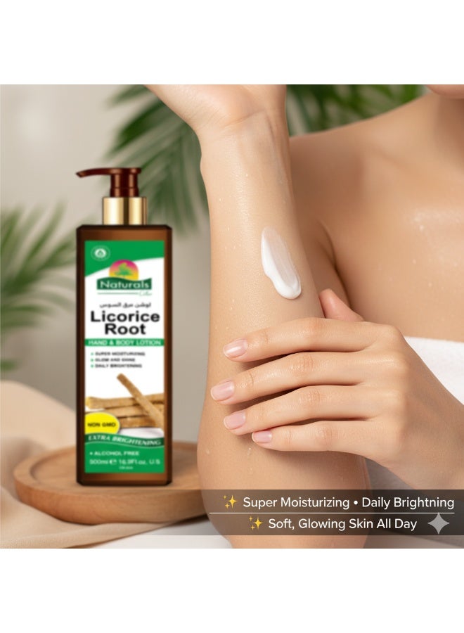 Naturals Licorice Root Hand @ Body Lotion 500 mil - Image 3