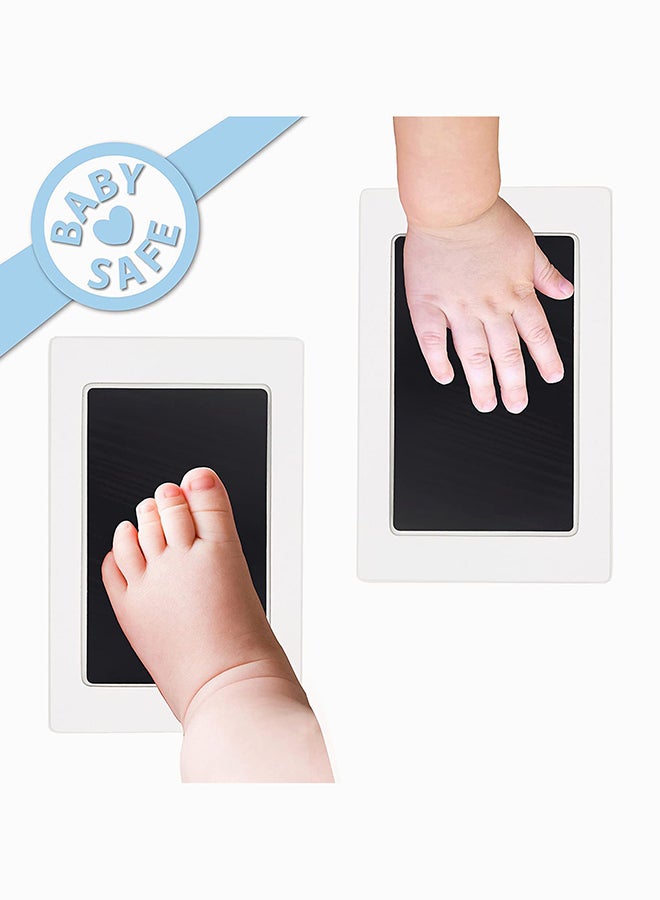 سيوسي وسادة حبر نظيفة تعمل باللمس للأطفال حديثي الولادة بصمة اليد وبصمة أقدام الحيوانات الأليفة مجموعة طباعة مخالب الحيوانات الأليفة بدون حبر ، ختم اليد والقدم للرضع ، آمنة للأطفال ، لا تلمس الجلد ، ذاكرة ع - Image 3