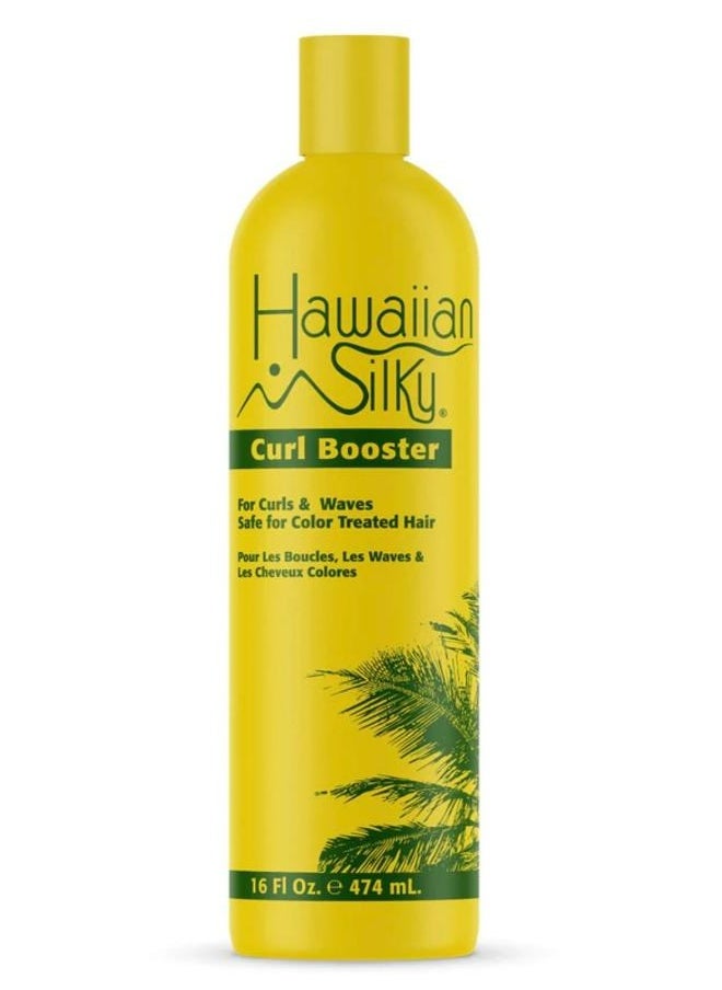 Hawaiian Silky CURL BOOSTER FOR CURLS & WAVES SAFE FOR COLOR TREATED HAIR 473 ML 