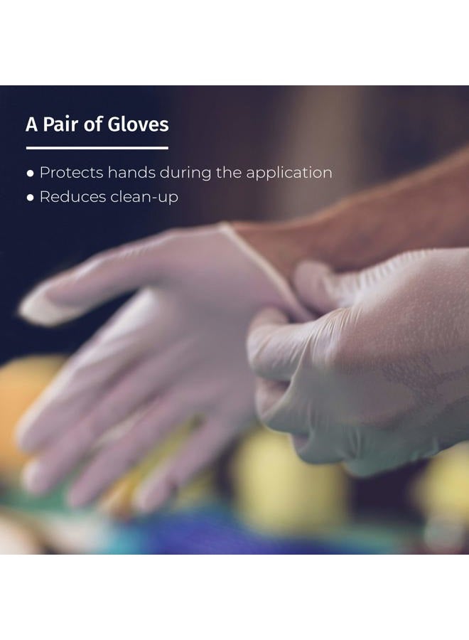 SamaN Staining Kit – Includes Sponge, 2 Cloths and Gloves to Effectively Stain Wood - Image 4