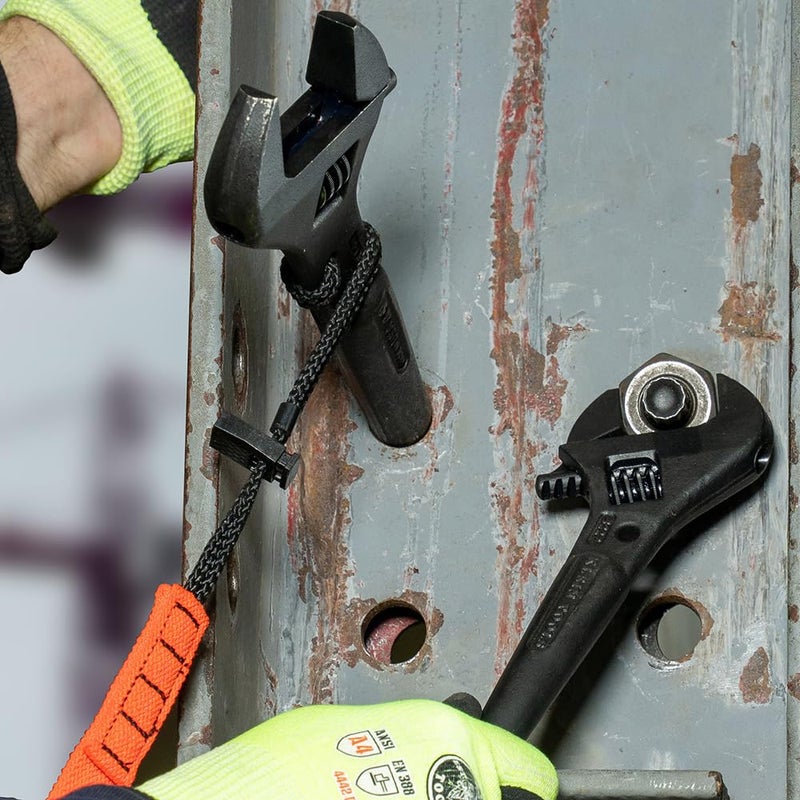 KLEIN TOOLS 3239 Adjustable Wrench, Construction Spud Wrench, Fits All Nuts and Bolts Up To 1-Inch, 16-Inch - Image 5