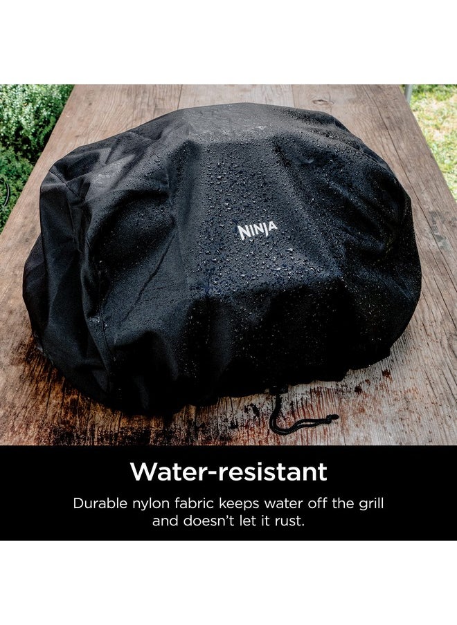 Ninja Ninja XSKCOVER Premium Outdoor Cover, Compatible Woodfire Grills (OG700 Series), Water-Resistant, Anti-Fade Fabric, Lightweight, Black, 19'' x 24'' x 13'  - Image 3