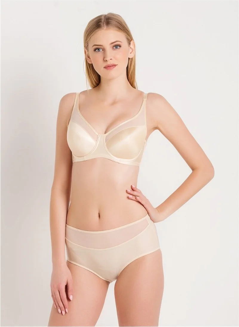 Magic Form 1783 Plain Fabric Plus Size Gathering Hollow Bra