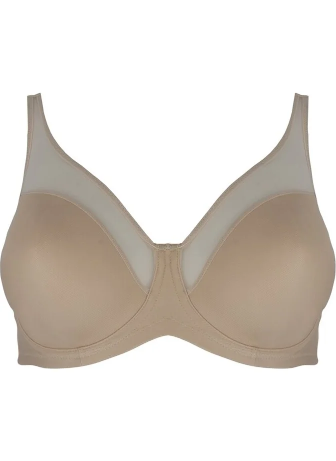 Magic Form 1783 Plain Fabric Plus Size Gathering Hollow Bra