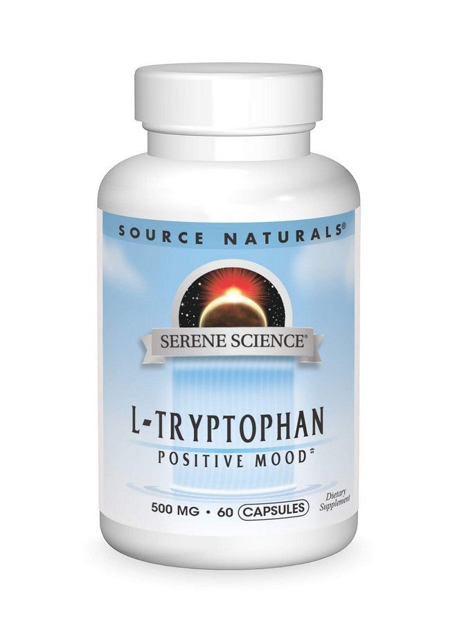 Source Naturals Serene Science L-Tryptophan 500 mg - 60 Capsules - Image 1