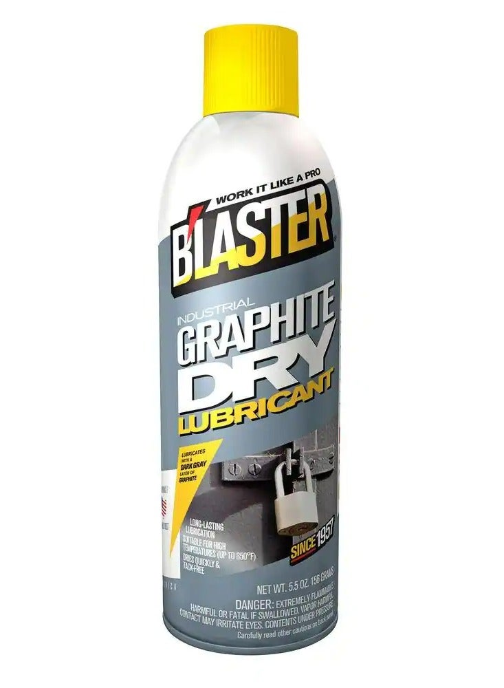 blaster Blaster Industrial Graphite Dry Lubricant Spray 5.5 oz 