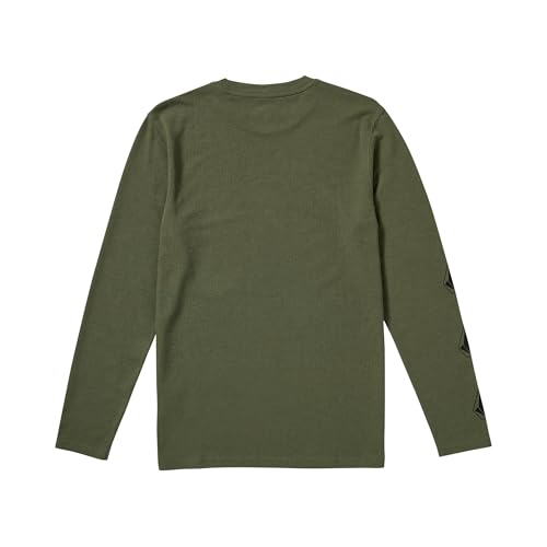 Volcom Men's Nunez Long Sleeve Thermal Shirt, Agave, Medium - Image 2