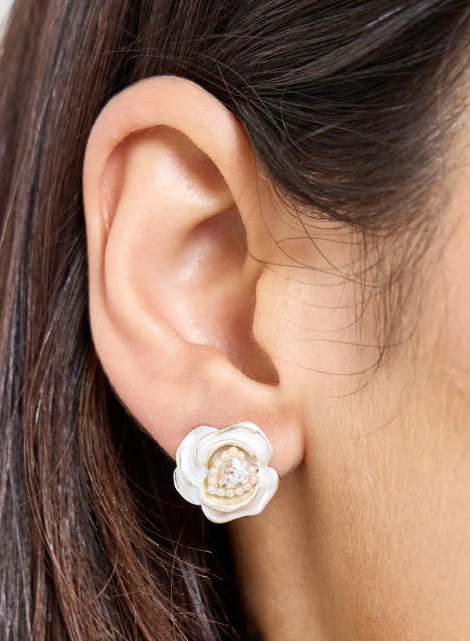 ستايلي Floral Earrings