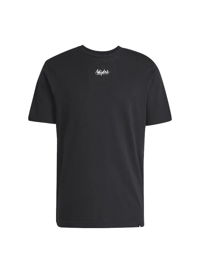 اديداس تيشيرت رجالي برسومات أديداس ليمون