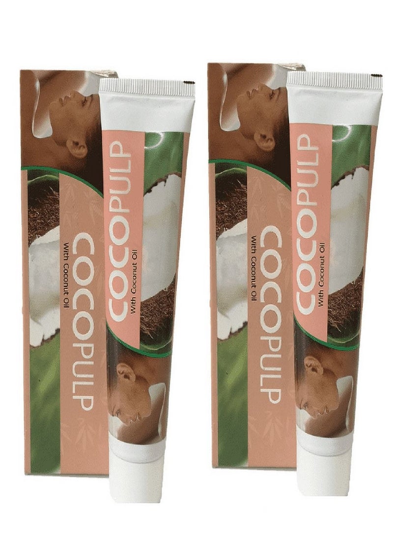 COCOPULP Two Pieces Of Intensive Clarifying Cream With Coconut Oil 2X50ml