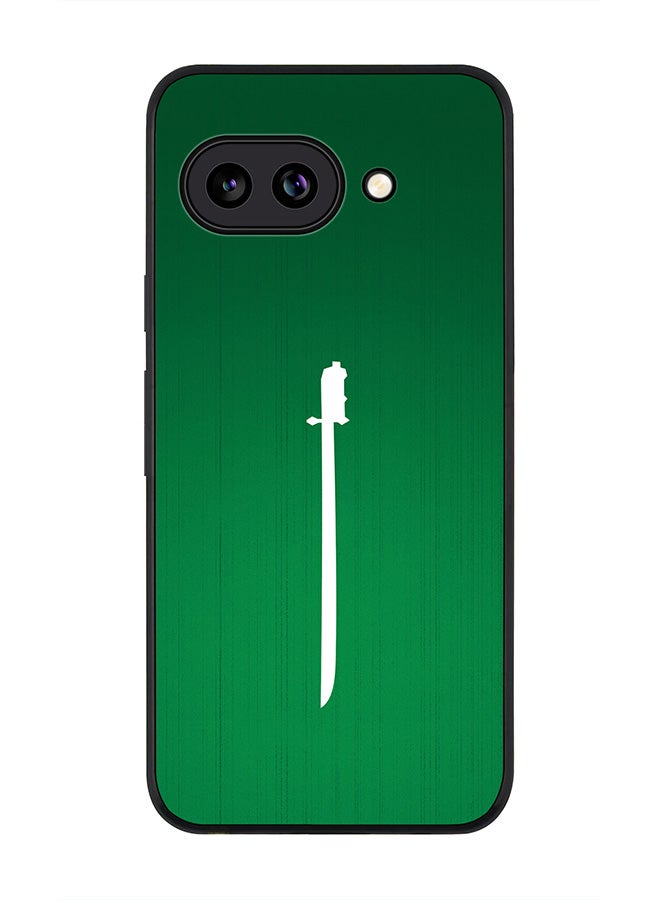 Stylizedd For Google Pixel 9a Case,Slim fit Camera Protection, Shockproof Thin Phone cover  - Sword Of Saudi