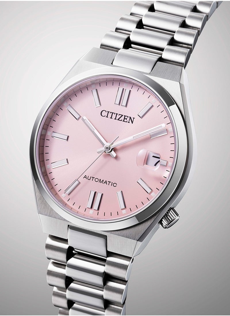 CITIZEN Citizen Tsuyosa 37mm NJ0200-50Z Stainless Steel Automatic Watch Pastel Pink Sunray Dial and Sapphire Crystal​ 2025-Release  - Image 1