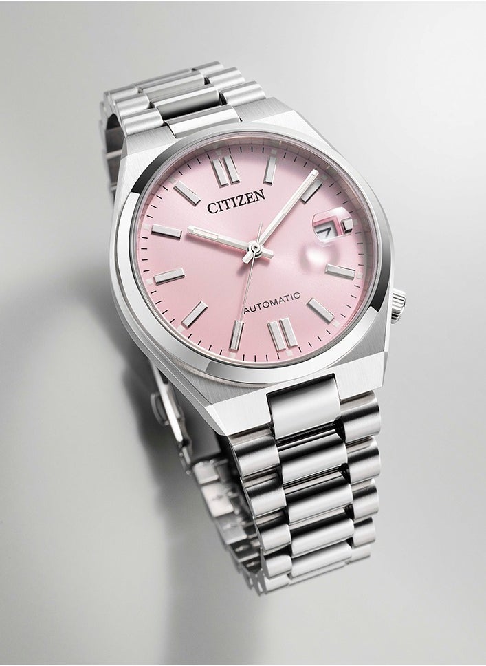 CITIZEN Citizen Tsuyosa 37mm NJ0200-50Z Stainless Steel Automatic Watch Pastel Pink Sunray Dial and Sapphire Crystal​ 2025-Release  - Image 2