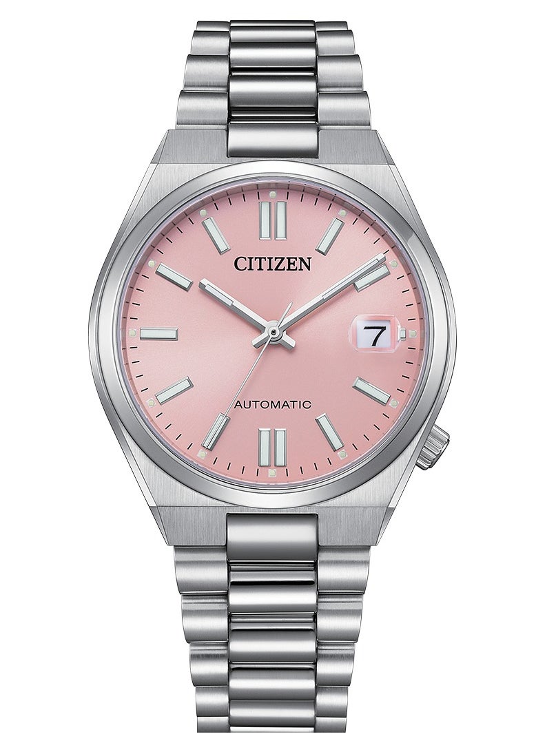 CITIZEN Citizen Tsuyosa 37mm NJ0200-50Z Stainless Steel Automatic Watch Pastel Pink Sunray Dial and Sapphire Crystal​ 2025-Release  - Image 3