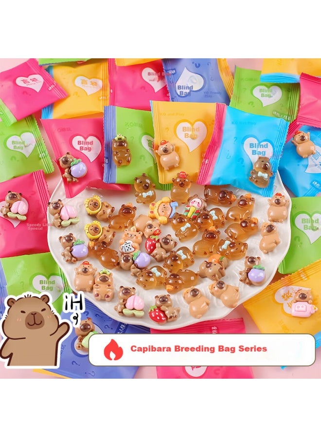 Maile Kid Children's Animal Capybara Blind Bag Cute 3d Cartoon Toy Blind Box Display Figure Boy Girl Birthday Gift - Image 1