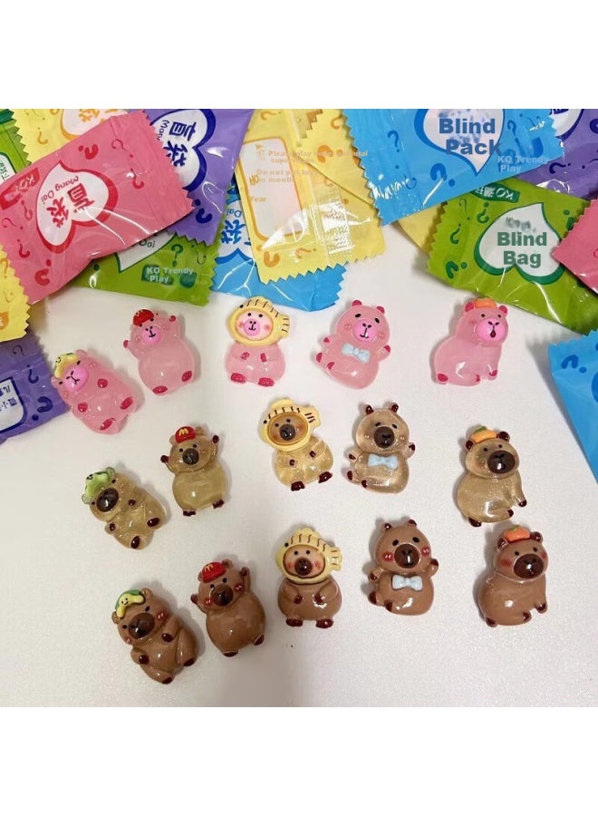 Maile Kid Children's Animal Capybara Blind Bag Cute 3d Cartoon Toy Blind Box Display Figure Boy Girl Birthday Gift - Image 3