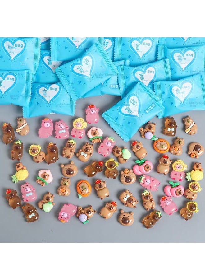 Maile Kid Children's Animal Capybara Blind Bag Cute 3d Cartoon Toy Blind Box Display Figure Boy Girl Birthday Gift - Image 2