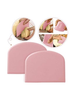 BOMJJOR Dough Bowl Scraper Silicon Dough Scrapers Home Kitchen Food Grade PE Backing Dough Blenders Hard Cutter for Cooking Bread Cake Mixing Dough Scrapers 4 Pack  - Image 2