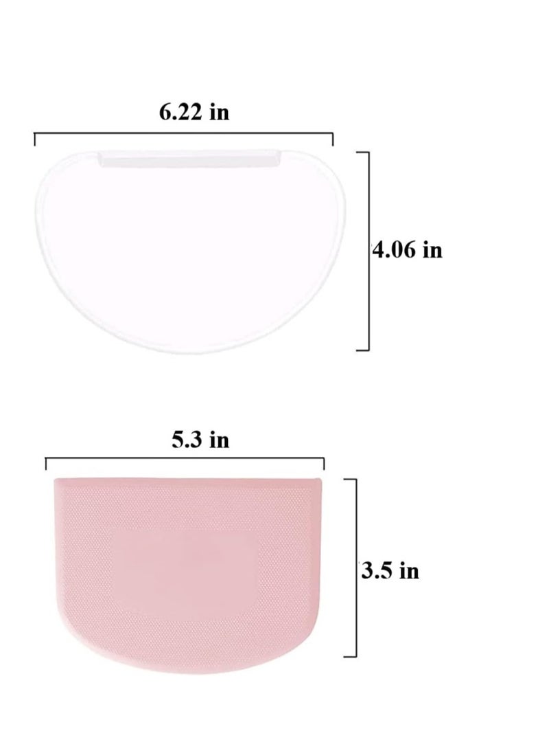 BOMJJOR Dough Bowl Scraper Silicon Dough Scrapers Home Kitchen Food Grade PE Backing Dough Blenders Hard Cutter for Cooking Bread Cake Mixing Dough Scrapers 4 Pack  - Image 5