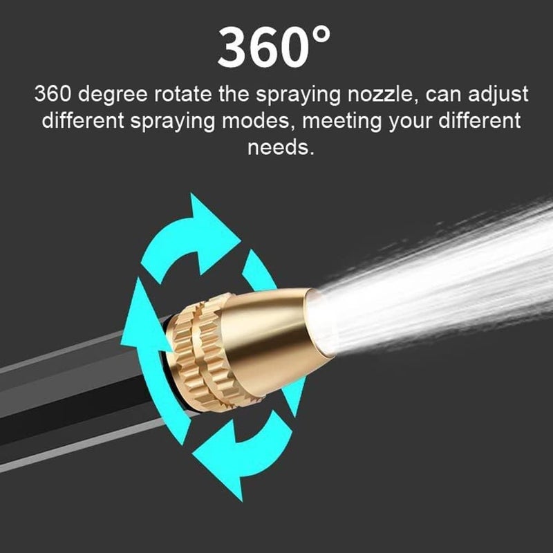 Swabs swabs Pressure Washers Portable Pressure Washer Automobile Shower Car Washer Pump Set High Pressure Car Spray Washing Cordless Retractable Power Cleaner for Car  - Image 4