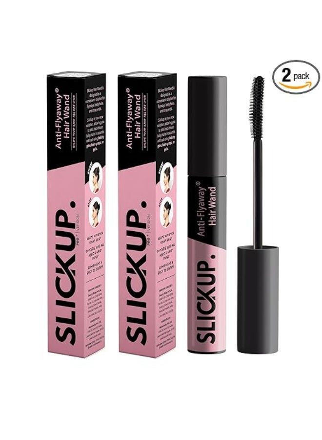 SLICKUP Anti Flyaway Hair Wand Gel Pack Of 2, Hair Finishing Stick For Frizzy Hair, Flyaway Hair Stick, Baby Hair Fixer, Hair Setting & Fixing Stick For Smooth Styling - Image 1