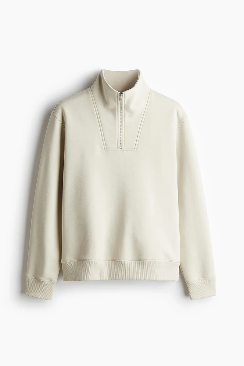 H&M Regular Fit Zip-Top Sweatshirt