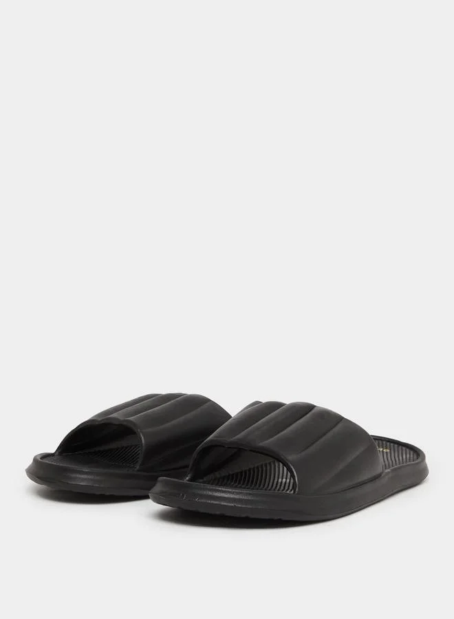 Styli Men Textured Slides