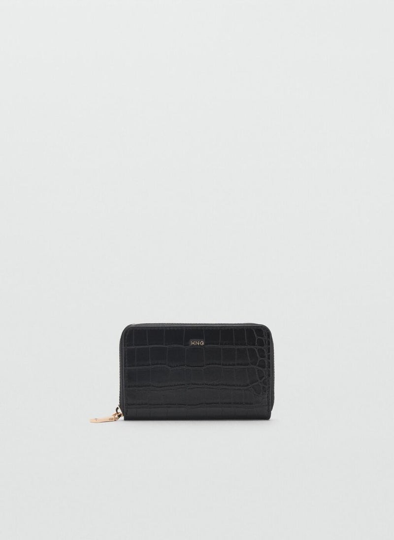 MANGO Coco Leather Effect Wallet  - Image 1