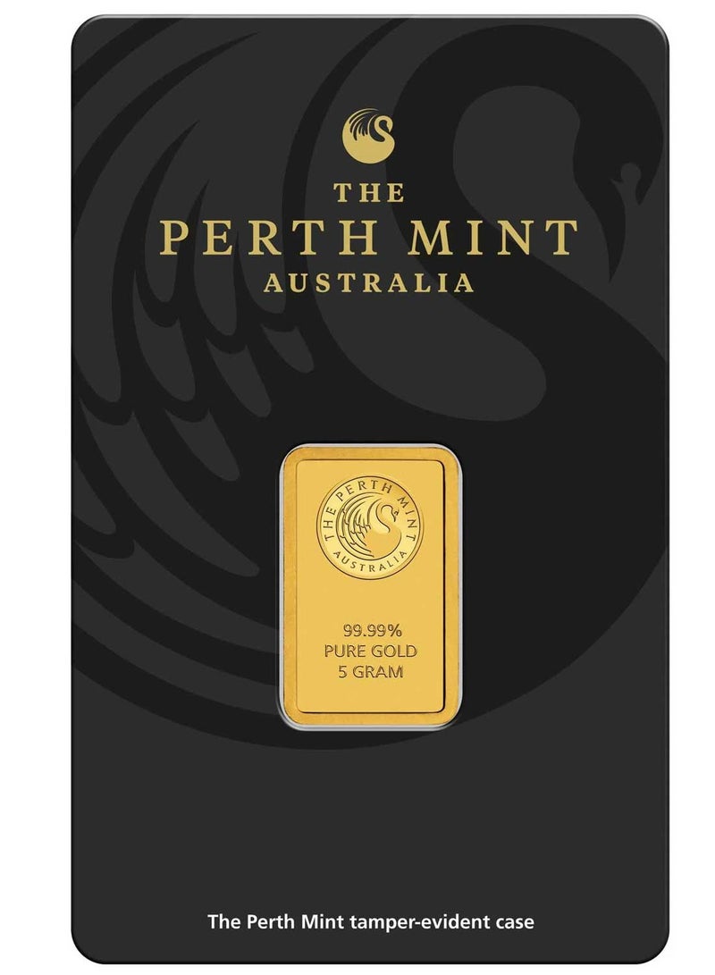 Perth Mint سبائك الذهب الم minted من Perth Mint بوزن 5 جرام - Image 1
