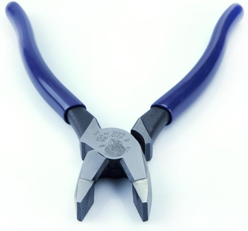 Klein Tools D213-9NE Pliers, 9-Inch Side Cutters, High Leverage Linesman Pliers Cut Copper, Aluminum and other Soft Metals - Image 4