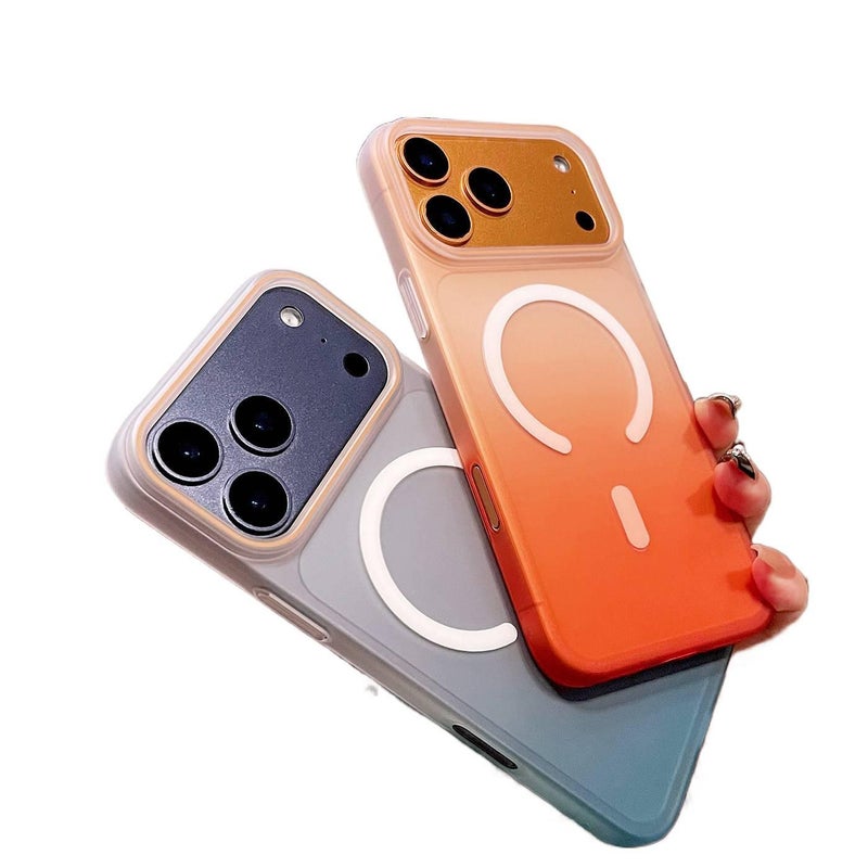 MS PC MagSafe Case for iPhone 15 / 15 Plus / 15 Pro / 15 Pro Max with Drop Protection and Strong Magnetic plus Shockproof plus Matte Finish plus Gradient in Gradient - Image 4