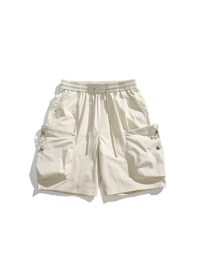 Izexx Summer New Arrival Multi-pocket Workwear Shorts Men's Loose Casual Outdoor Sports All-match Shorts Men's Outer Wear - Image 1