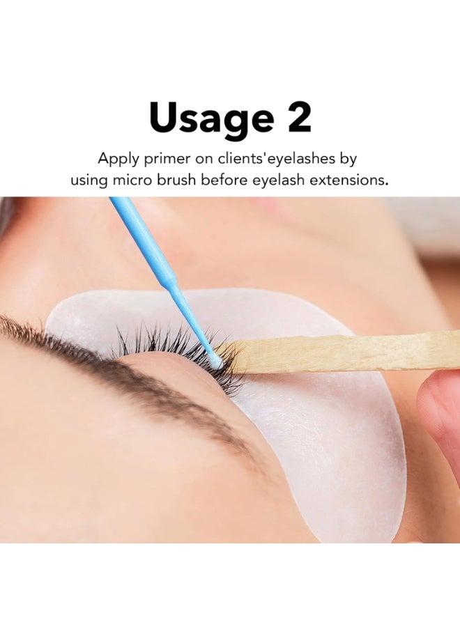 GOLLEEPRO Eyelash Primer for lash Extensions Cleanser Eyelash Extension Pre Treatment Lash Primer Easily Removes Proteins and Oils Longer Extension Retention Eyelash Extension Primer -15ML - Image 4