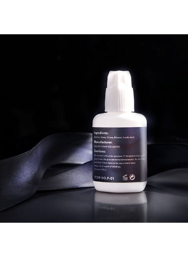 GOLLEEPRO Eyelash Primer for lash Extensions Cleanser Eyelash Extension Pre Treatment Lash Primer Easily Removes Proteins and Oils Longer Extension Retention Eyelash Extension Primer -15ML - Image 2