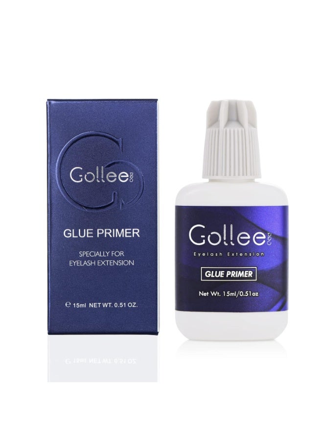 GOLLEEPRO Eyelash Primer for lash Extensions Cleanser Eyelash Extension Pre Treatment Lash Primer Easily Removes Proteins and Oils Longer Extension Retention Eyelash Extension Primer -15ML - Image 1
