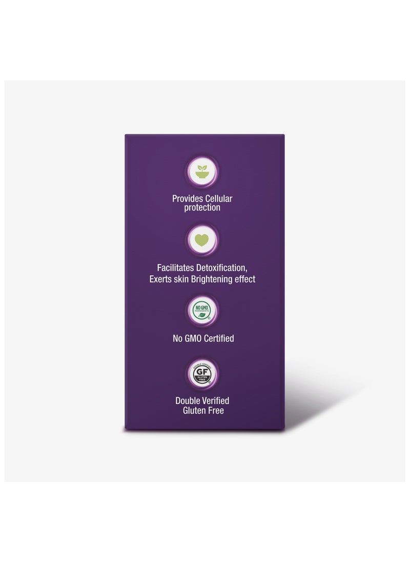 iRemedies - iRemedies iGlutathione 500mg - Antioxidant Support for Skin Brightening, Detox, and Immune Health - 30 Vegan Capsules - Image 1