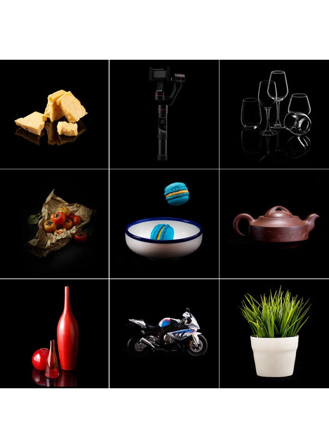 BEIYANG Black Background Fabric, Flocked Fabric, Photography Backdrop, Solid Color, Thickened, Light-absorbing, Portrait, Id Photo, Velvet, Photo-taking, Flocked Photography Cloth, Backdrop, Light-blocking Cloth - Image 4