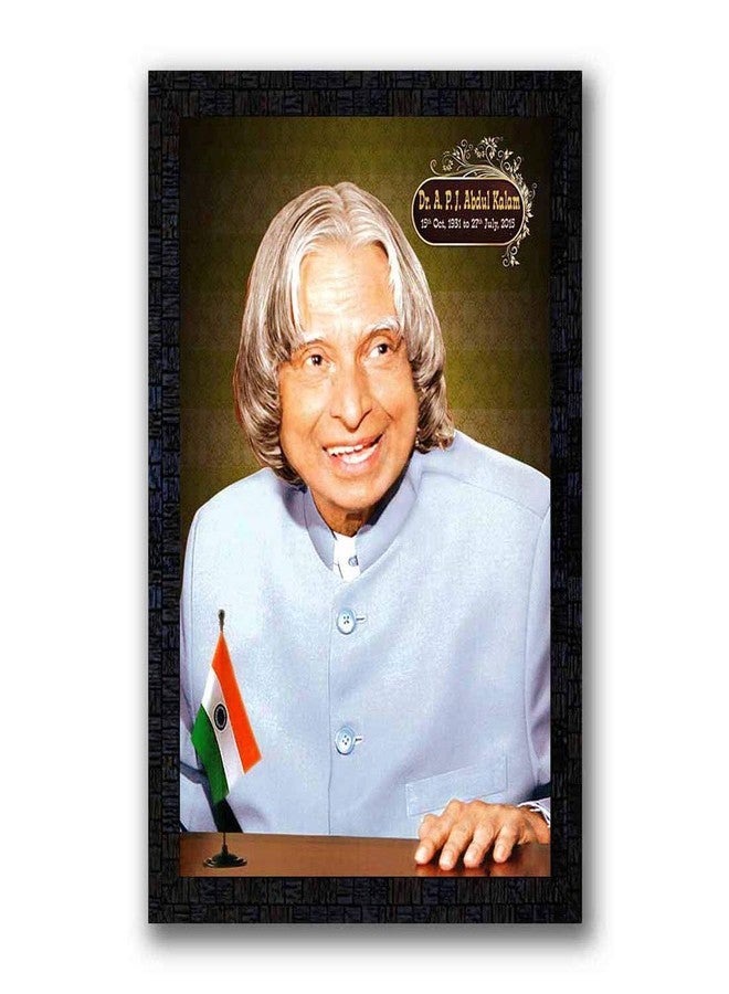 PNF Poster n Frames PNF Dr.A.P.J.Abdul Kalam Photo Frame|Study, Living Room Wall|Acrylic Sheet|Motivational|Home Decor|Best Gifting Option(Multicolor, Medium-14x20 inch) - Image 1