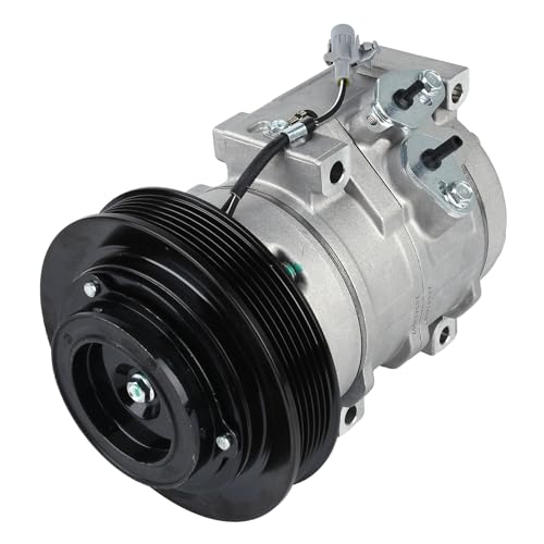 Autoround A/C AC Compressor with Clutch Fit for 2003-2008 Toyota Corolla & Matrix, 1.8L L4, Replace CO-11247C 88310-50160 88310-5016084 158386 157386 - Image 1