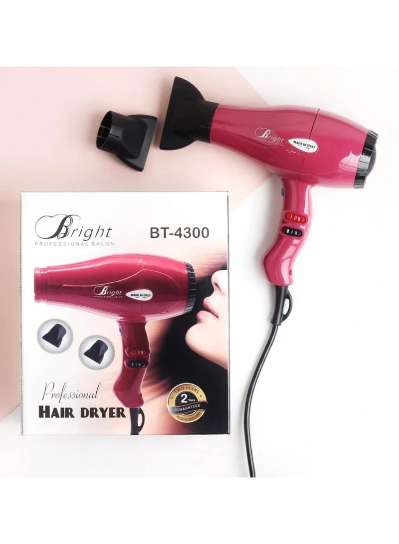 Brightt Italian Hair Dryer No BT-4300