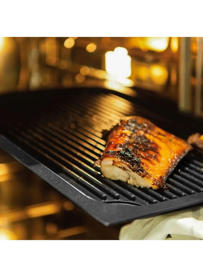 BS B&S Gastronorm Grill Pan Set – Includes 53x32cm T.Platinum & 35.5x32.5cm Profile - Image 2