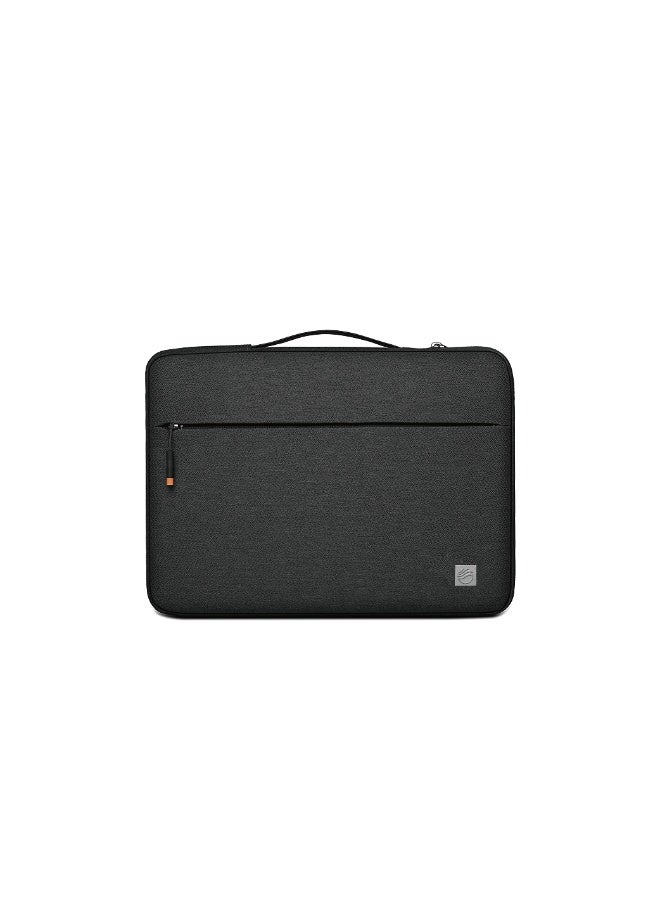 FIFTH ELEMENT COCOON  13–14" Slim Laptop Sleeve with Water-Resistant Exterior & Accessory Pocket – Black - Image 1